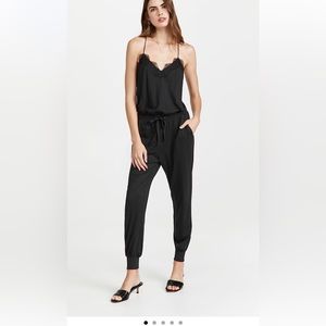 NWOT CAMI NYC ESTELLA JERSEY JUMPSUIT BLACK SIZE SMALL